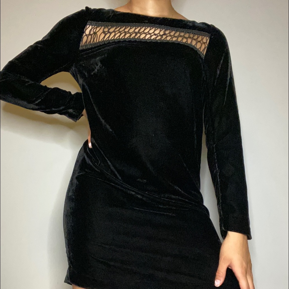 Black Velvet Dress